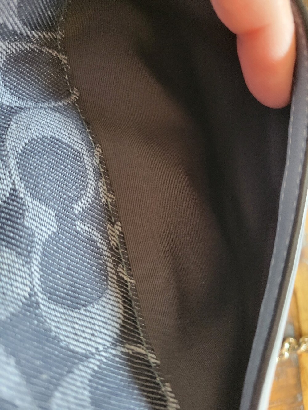Coach Isla Chain Crossbody In Signature Denim - Picture 12 of 13